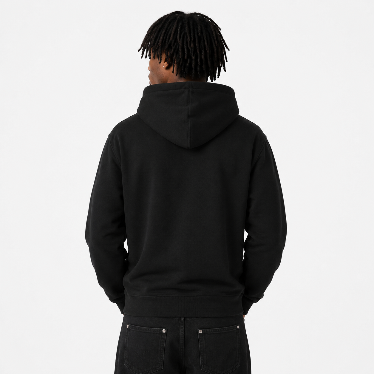350gsm Black Hoodie