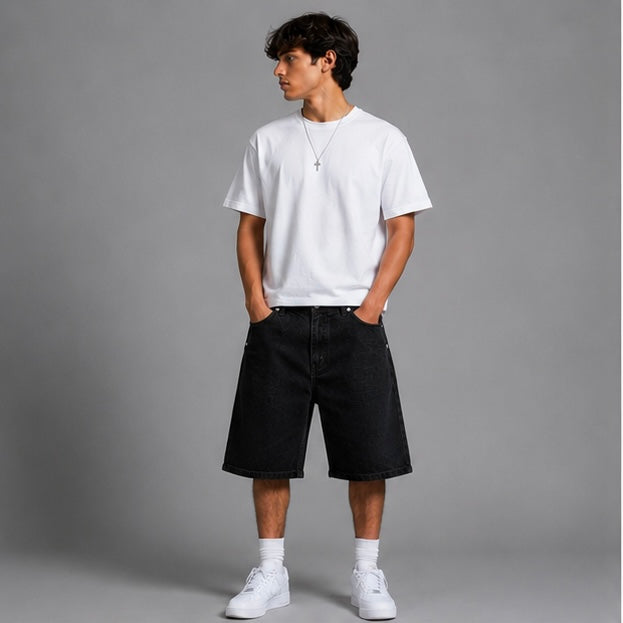 Black Selvedge Jorts