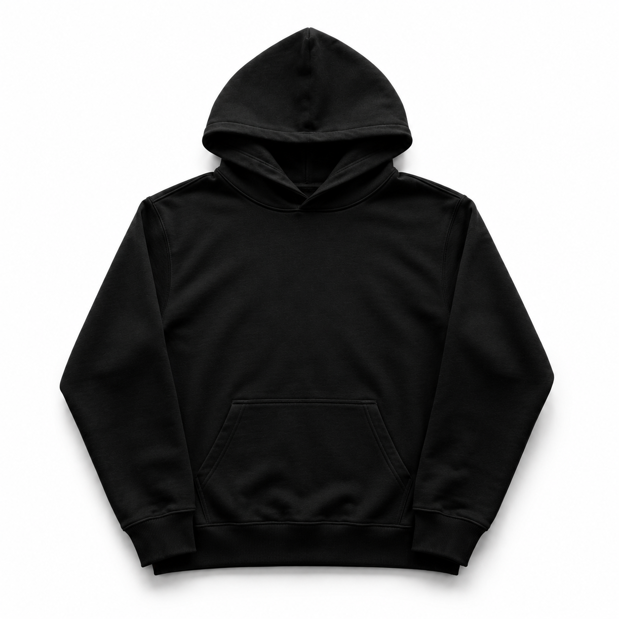 350gsm Black Hoodie