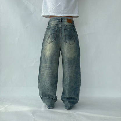 Distressed Light Blue Jeans