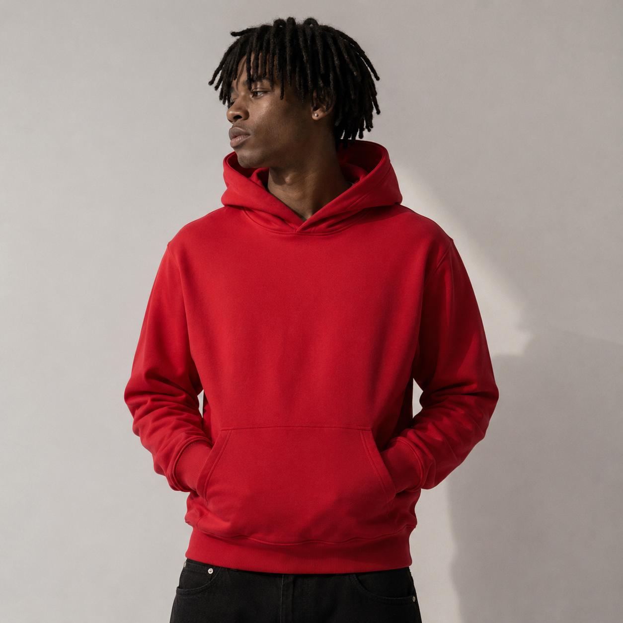 350gsm Red Hoodie