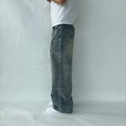 Distressed Light Blue Jeans