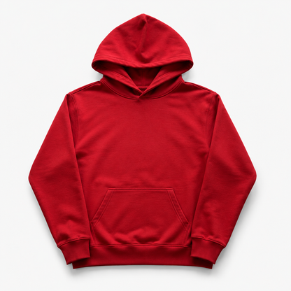 350gsm Red Hoodie
