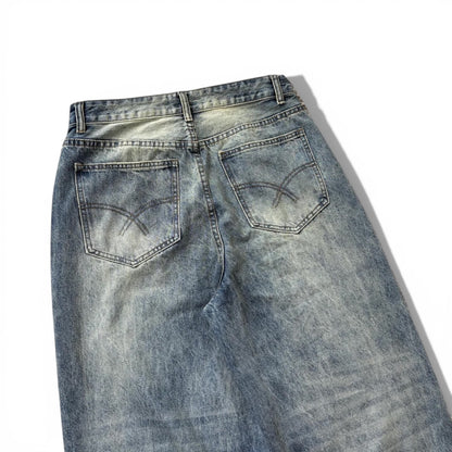 Distressed Light Blue Jeans