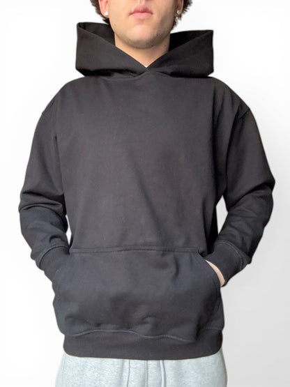 350gsm Black Hoodie
