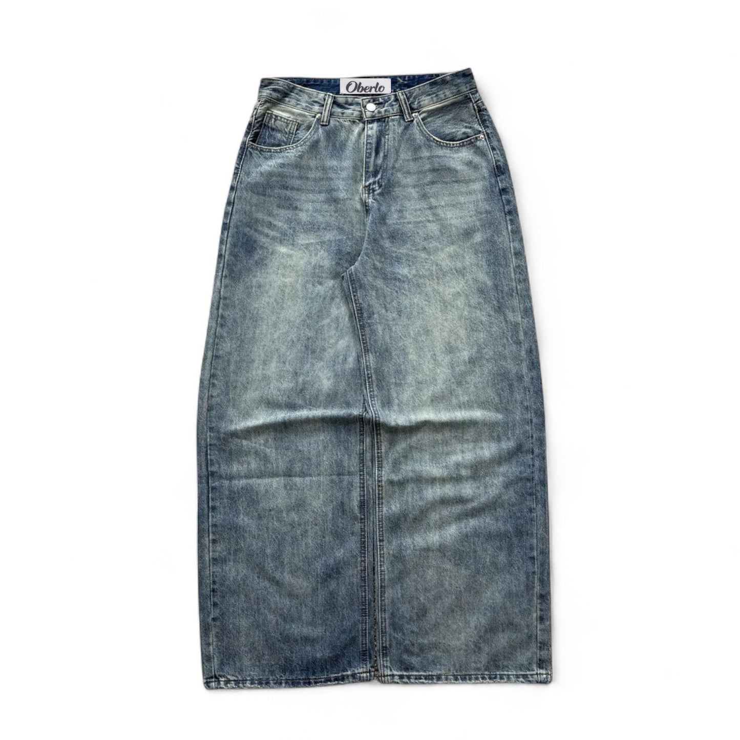 Distressed Light Blue Jeans