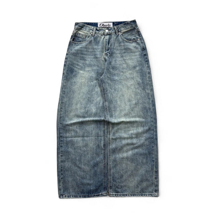 Distressed Light Blue Jeans