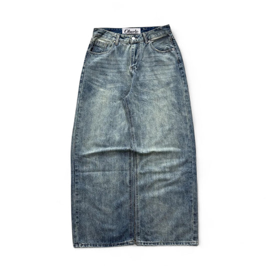 Distressed Light Blue Jeans